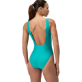 Купальник SPEEDO Logo Square Back Swimsuit, 8-00521216038, р.30 (рос.42), cеро-бирюзовый
