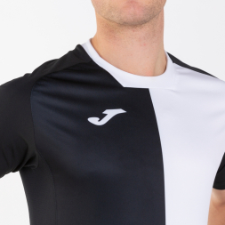 Футболка игровая JOMA с коротким рукавом CITY Черный-белый