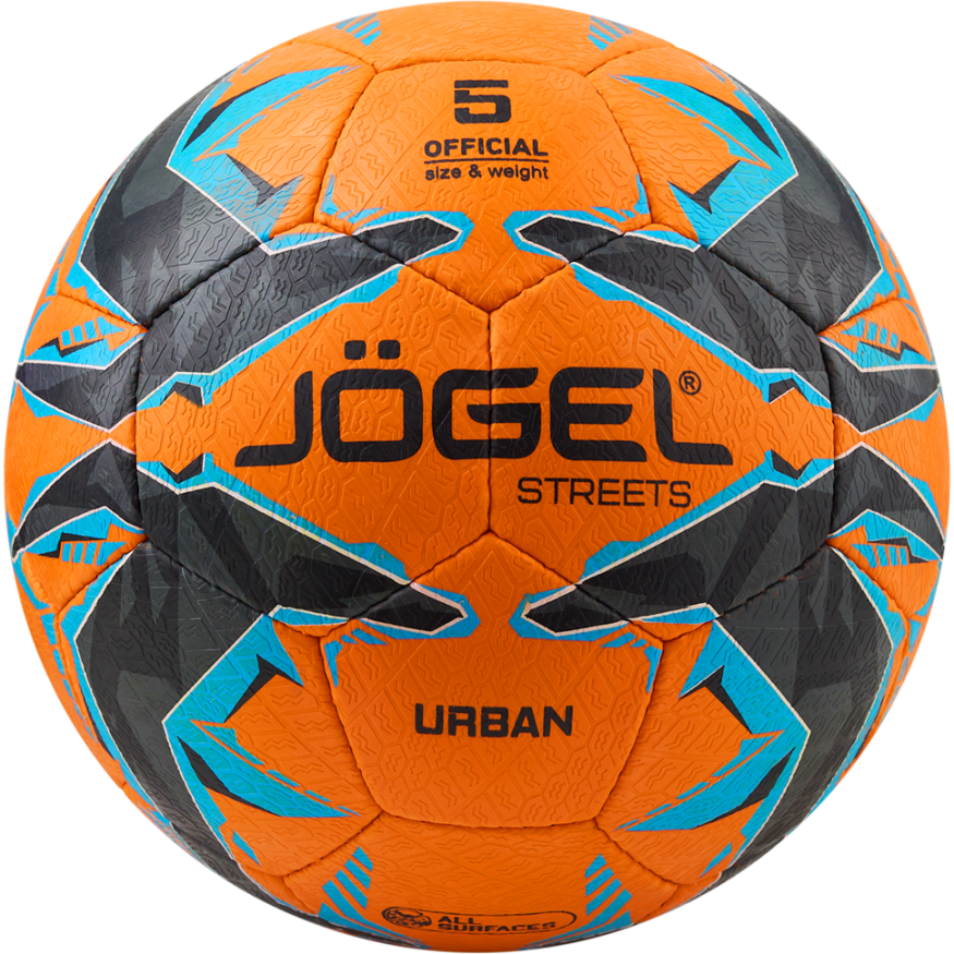 Мяч футбольный JÖGEL Urban №5, оранжевый