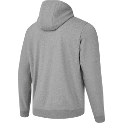 Флисовое худи на молнии JOGEL ESSENTIAL Cotton Fleece FZ Hoodie, серый меланж