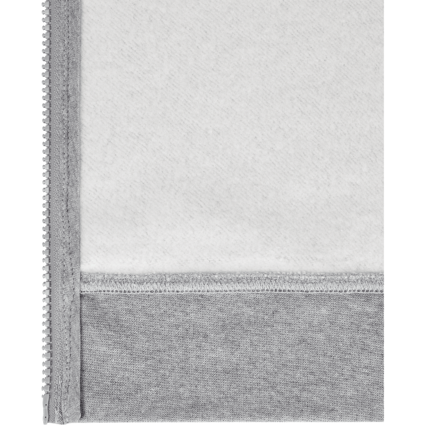 Флисовое худи на молнии JOGEL ESSENTIAL Cotton Fleece FZ Hoodie, серый меланж