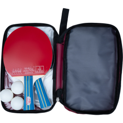 Набор для настольного тенниса Double Fish 236A, 2 ракетки и 3 мяча в комплекте с сумкой-чехлом