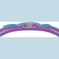 Очки для плав  детск  SPEEDO Vanquisher 3 0 Mirror Jr, 8-00475116553, World Aquatics Approved, ЗЕЛЬКАЛЬНЫЕ  линзы линзы