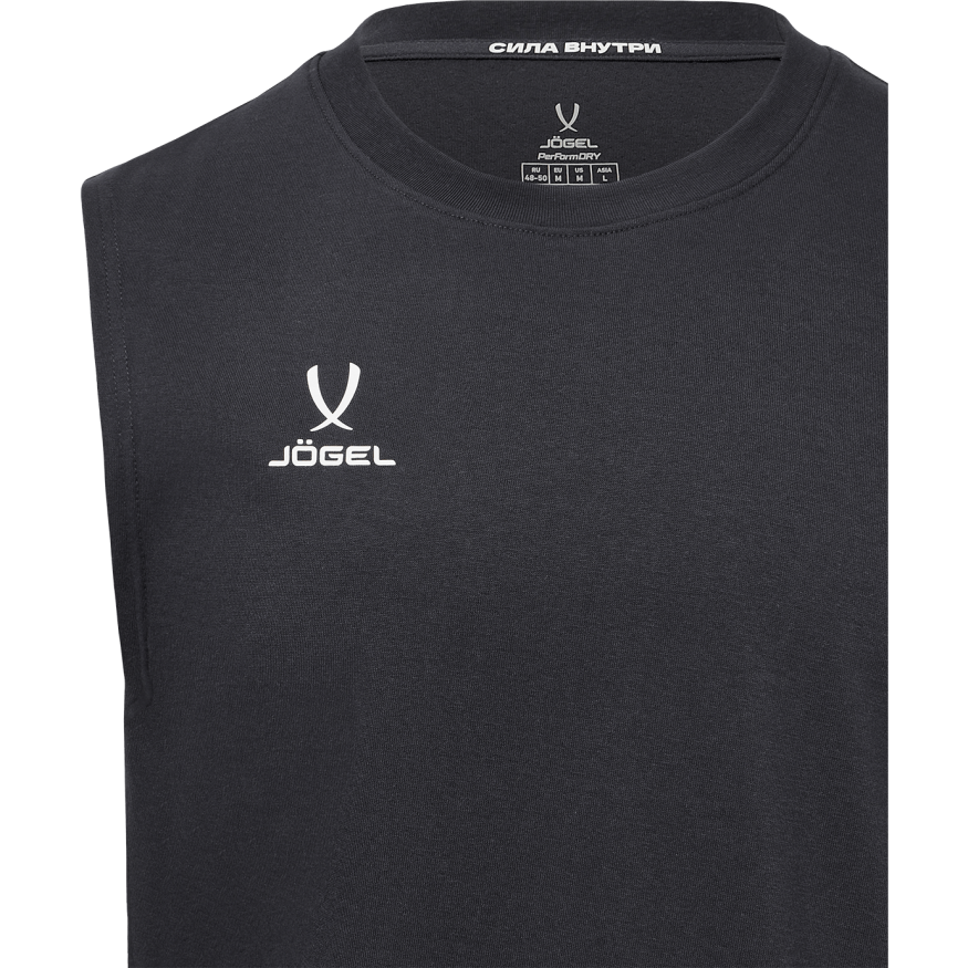 Майка тренировочная JOGEL DIVISION PerFormDRY Training CVC 98, темно-серый