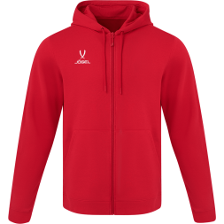 Флисовое худи на молнии JOGEL ESSENTIAL Cotton Fleece FZ Hoodie, красный, детский