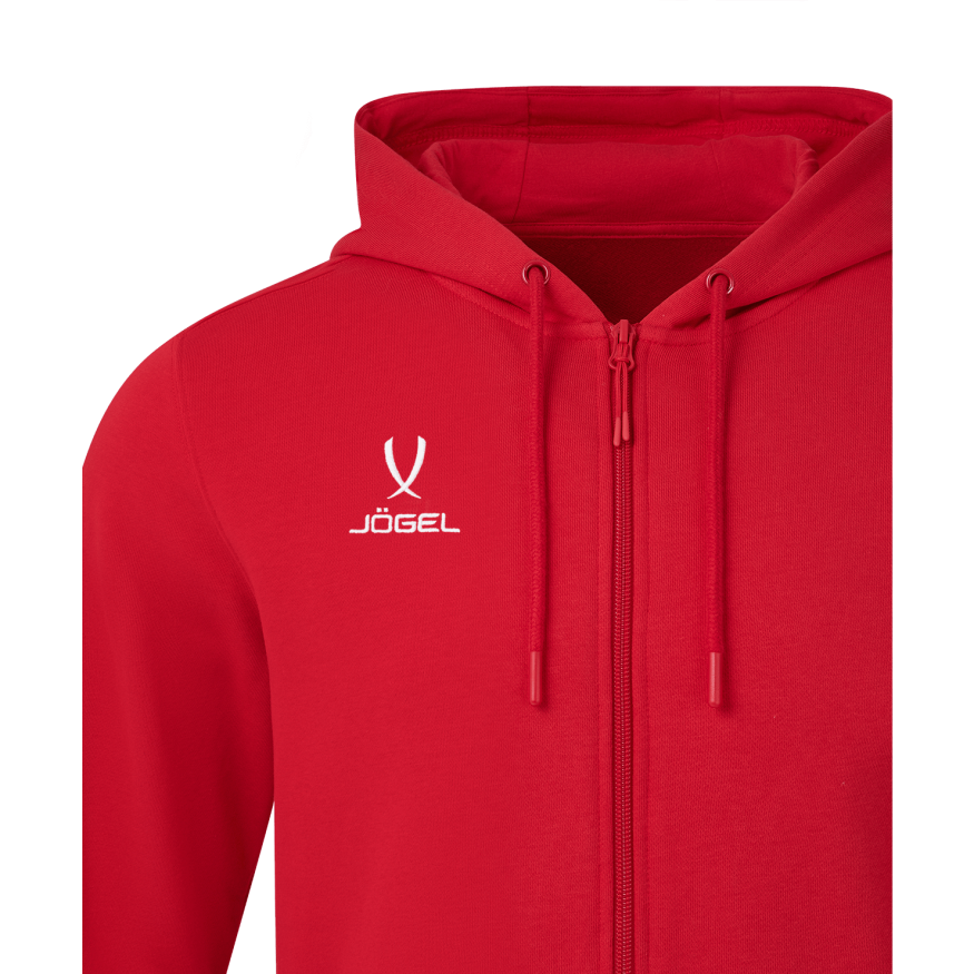 Флисовое худи на молнии JOGEL ESSENTIAL Cotton Fleece FZ Hoodie, красный, детский