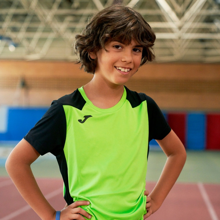 Футболка с коротким рукавом RECORD II Зеленый-черный