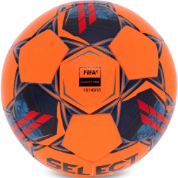 Мяч футзал. SELECT Futsal Super TB V22 3613460663,р.4, FIFA Quality Pro, ПУ,термосш,оранжевый
