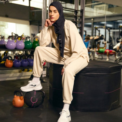 SUDADERA BREATH BEIGE