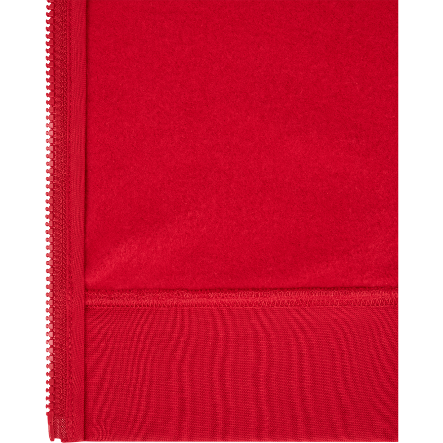 Флисовое худи на молнии JOGEL ESSENTIAL Cotton Fleece FZ Hoodie, красный