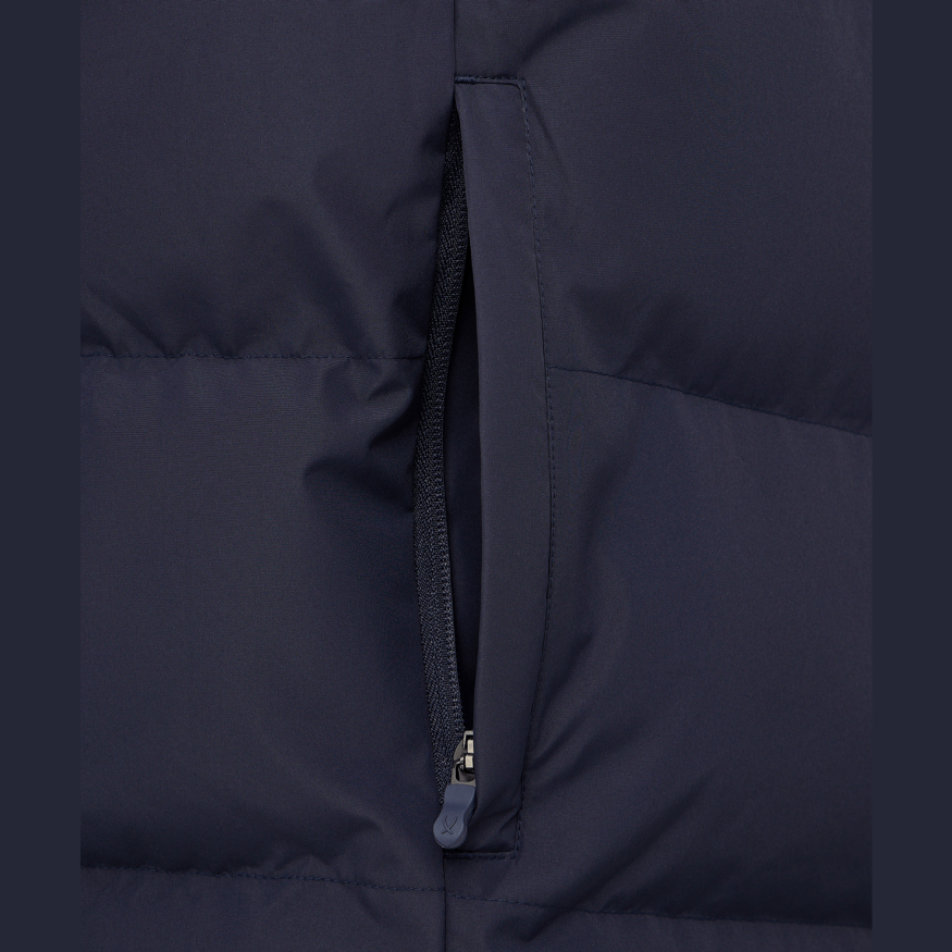 Жилет с капюшоном утепленный JÖGEL ESSENTIAL PerFormPROOF Padded Hooded Vest, темно-синий