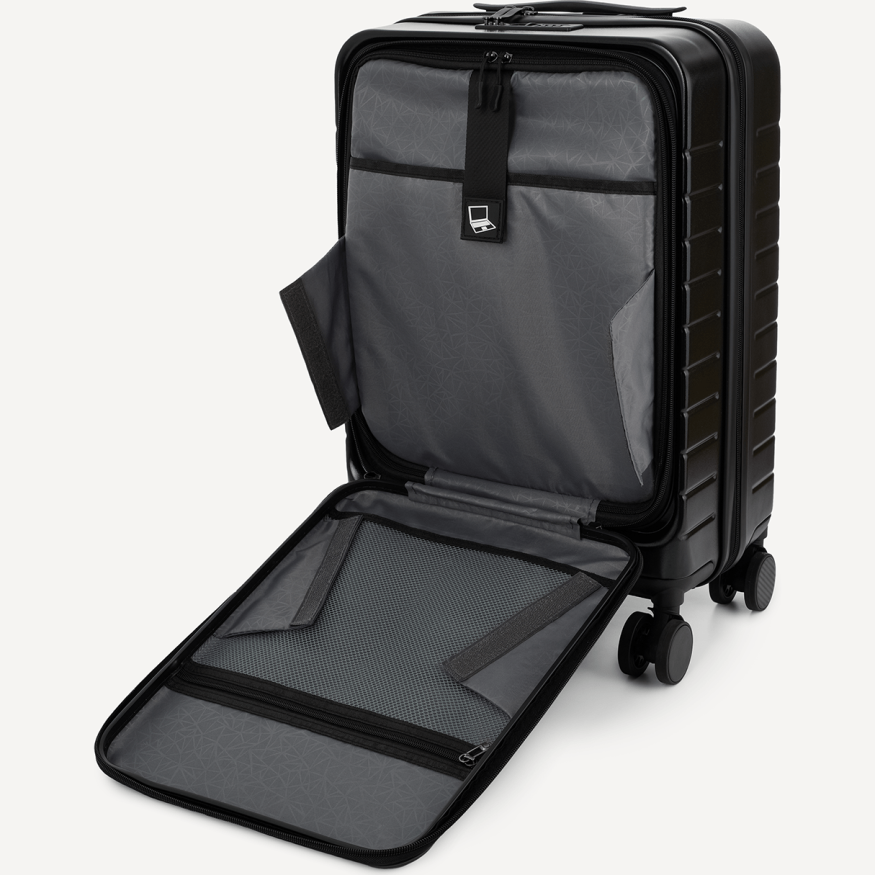 Чемодан для ручной клади JOGEL ESSENTIAL Carry on Spinner, черный