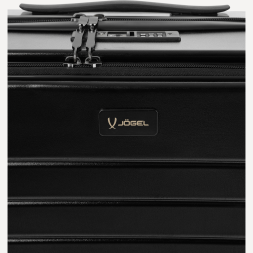 Чемодан для ручной клади JOGEL ESSENTIAL Carry on Spinner, черный