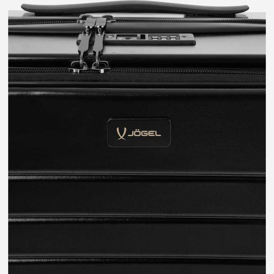 Чемодан для ручной клади JOGEL ESSENTIAL Carry on Spinner, черный