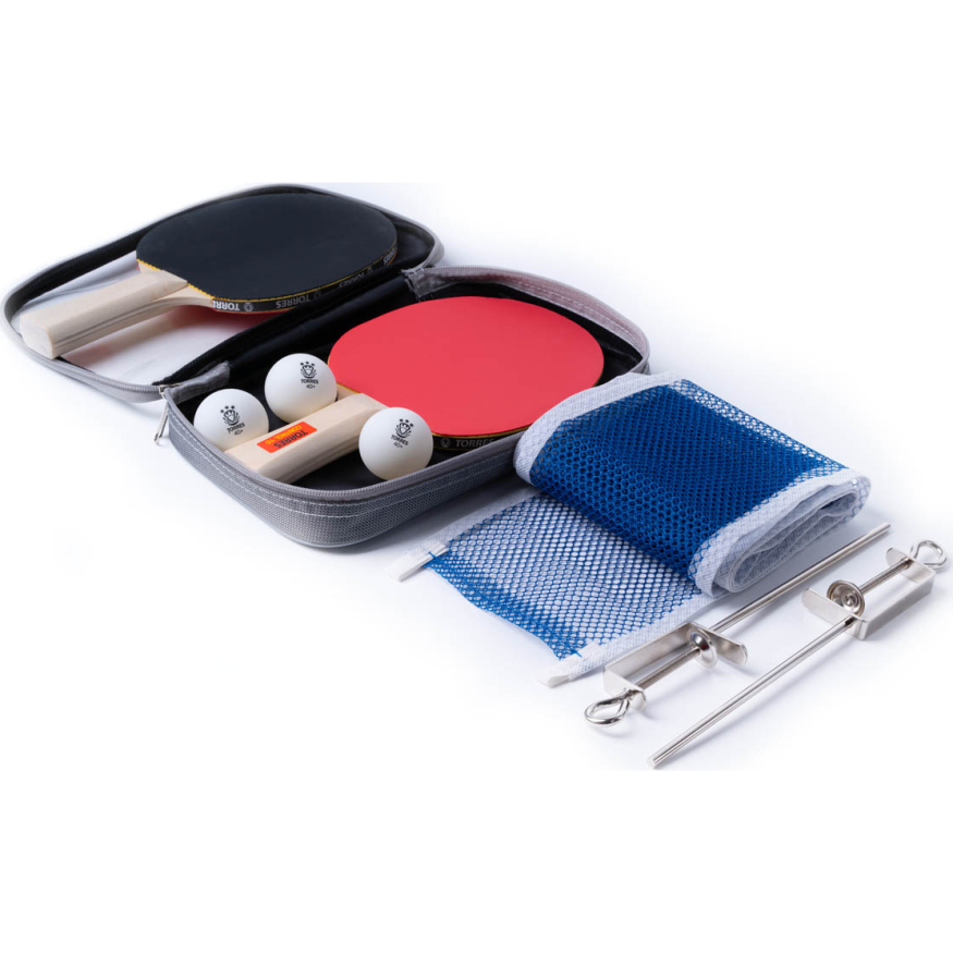 Набор для настольного тенниса TORRES Control 10 TT0010, 2 ракетки, 3 мяча, сетка, сумка-чехол