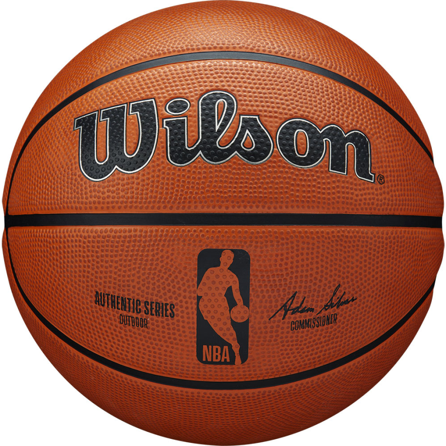 Мяч баск. WILSON NBA Authentic, WTB7300XB07, р.7, резина, оранжевый