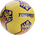 СЦ*Мяч футб. TORRES Bravo-4, F324114, р.4, ПУ, 4 сл, 32 п, гибрид.сшивка, желтый