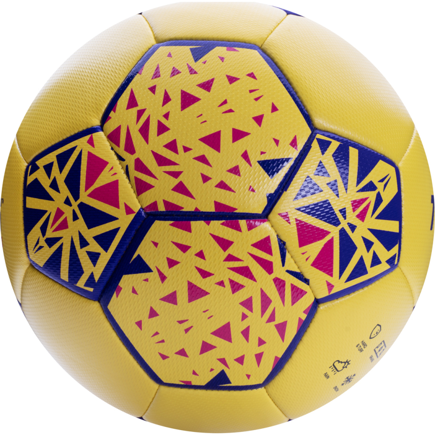 СЦ*Мяч футб. TORRES Bravo-4, F324114, р.4, ПУ, 4 сл, 32 п, гибрид.сшивка, желтый