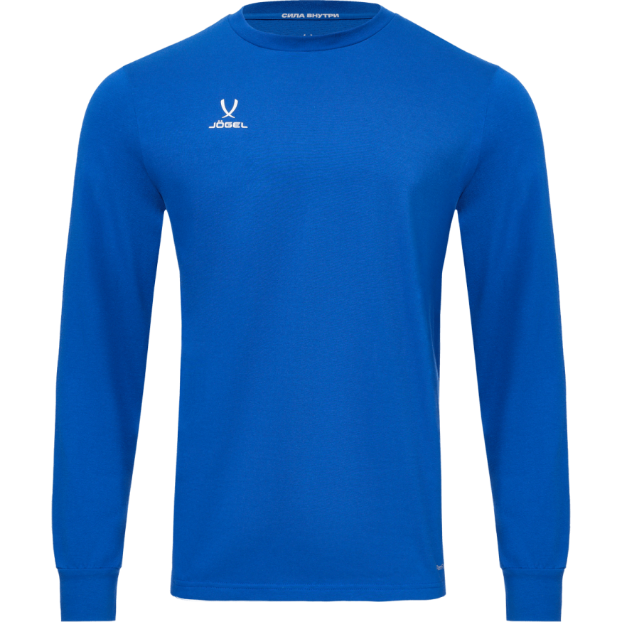 Лонгслив тренировочный JOGEL DIVISION PerFormDRY Training CVC LS Z2, синий