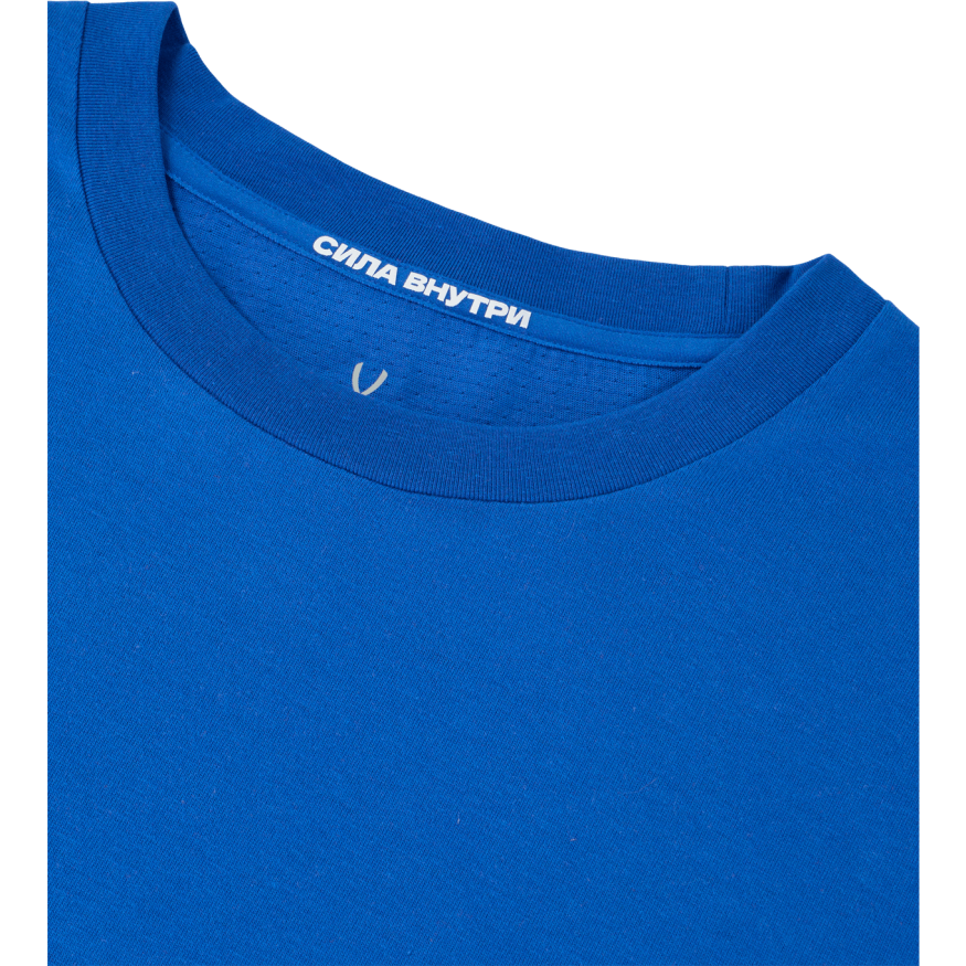 Лонгслив тренировочный JOGEL DIVISION PerFormDRY Training CVC LS Z2, синий