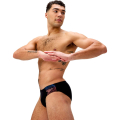 Плавки SPEEDO Medley Logo 7сm Brief, 8-0973918964, р.28 (рос.44), нейлон, эластан.черный