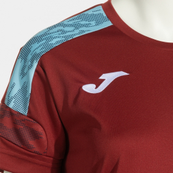 Футболка JOMA CAMISETA MANGA CORTA CHAMPIONSHIP VIII BURDEOS CELESTE