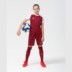 Шорты игровые JOGEL CAMP Classic Shorts, гранатовый/белый, детский