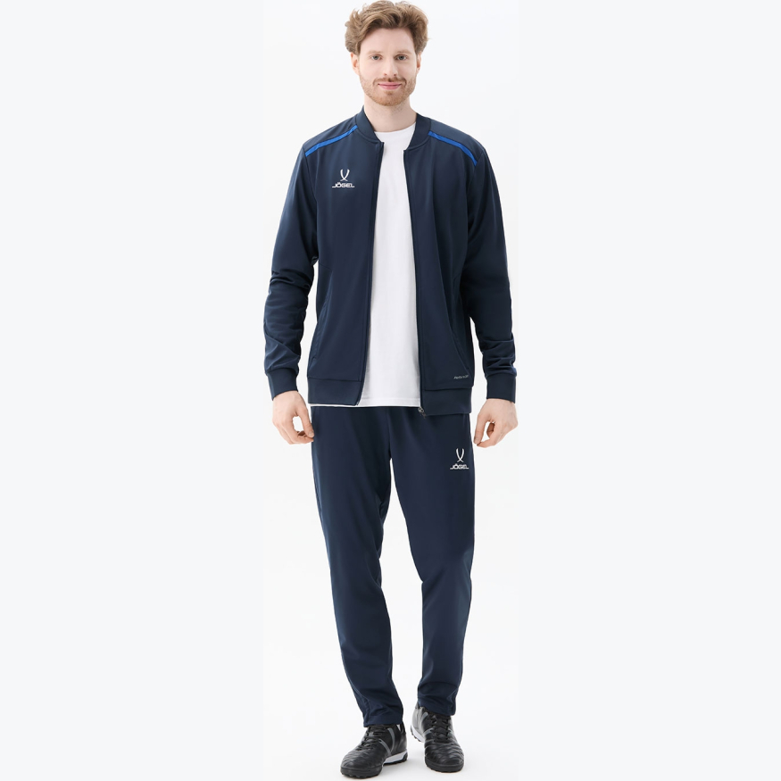 Олимпийка JOGEL DIVISION PerFormDRY Pre-match Knit Jacket, темно-синий