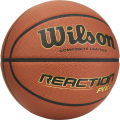 Мяч баск. WILSON Reaction PRO, WTB10139XB05, р.5, синт. PU, бутил. камера, темно-коричневый