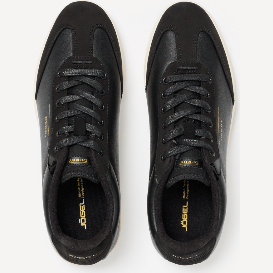 Кроссовки спортивные JÖGEL Derby, черный/золотой