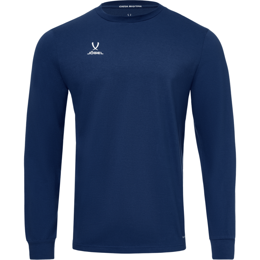 Лонгслив тренировочный JOGEL DIVISION PerFormDRY Training CVC LS Z4, темно-синий