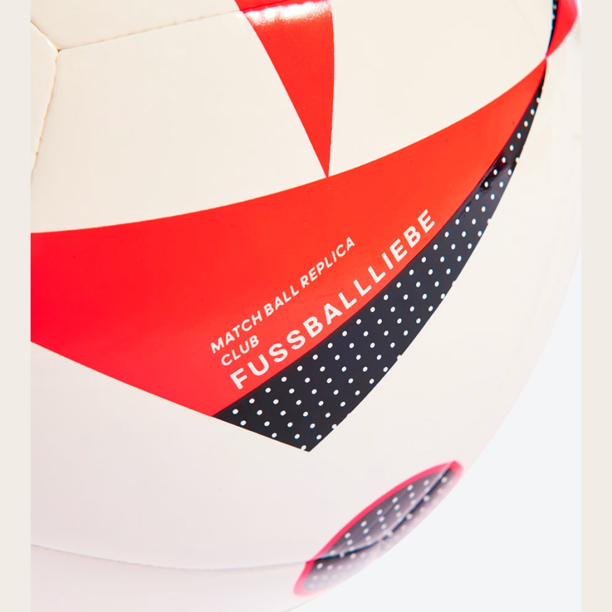 Мяч футб. ADIDAS Euro24 Club IN9372, р.4, ТПУ, 12 пан., маш.сш., бело-красно-черный