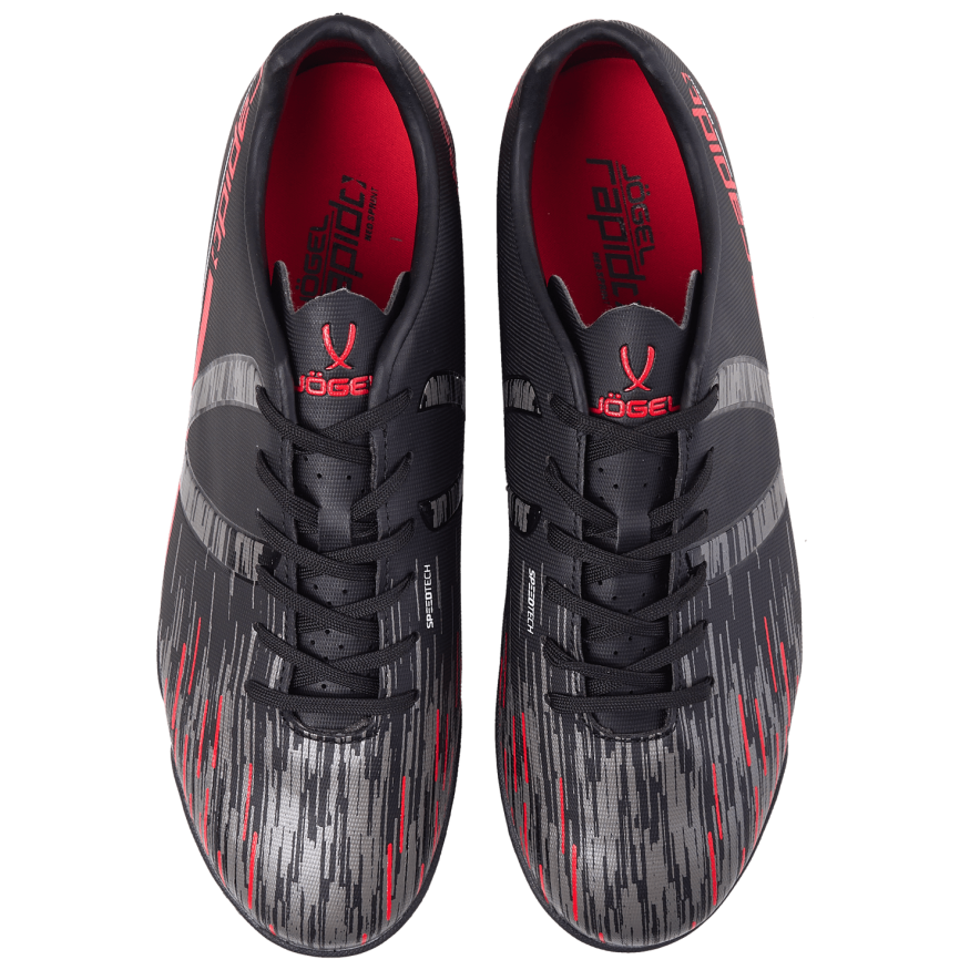 БЕЗ УПАКОВКИ Бутсы многошиповые JOGEL Rapido TF Black/grey