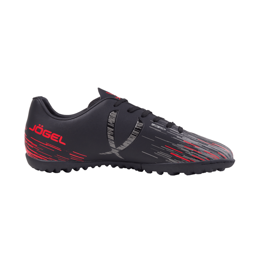 БЕЗ УПАКОВКИ Бутсы многошиповые JOGEL Rapido TF Black/grey