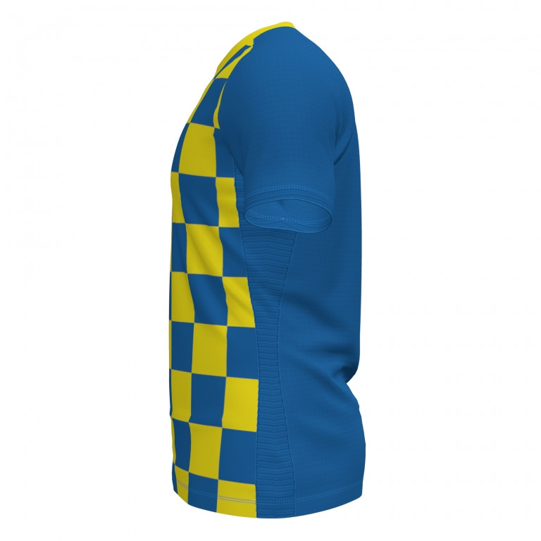 Футболка игровая JOMA с коротким рукавом FLAG II Синий-желтый