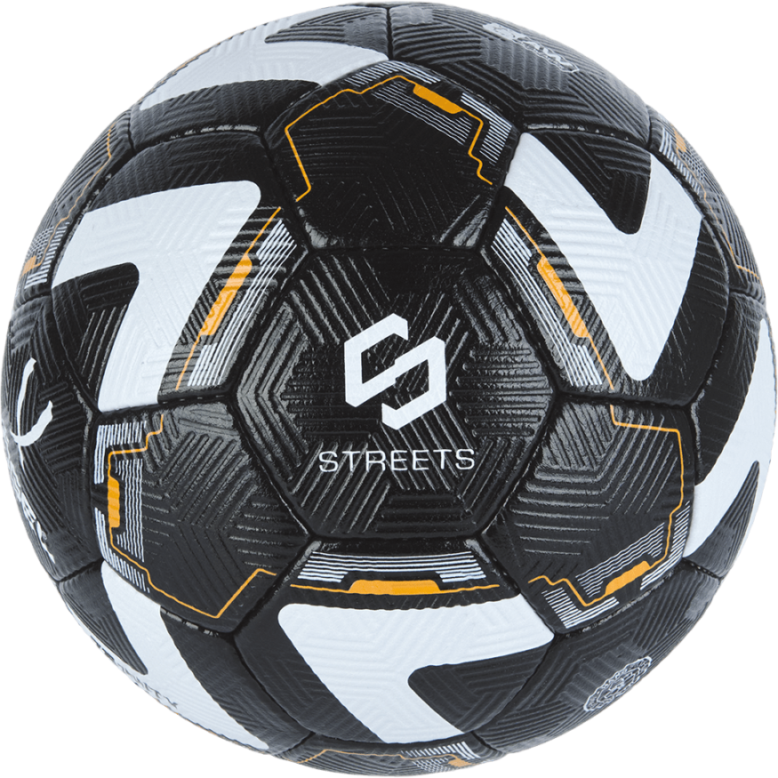УЦЕНКА Мяч футбольный JOGEL Trinity №5, черный/белый
