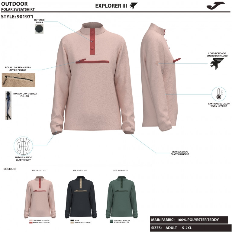 Ассортимент | SUDADERA EXPLORER III  