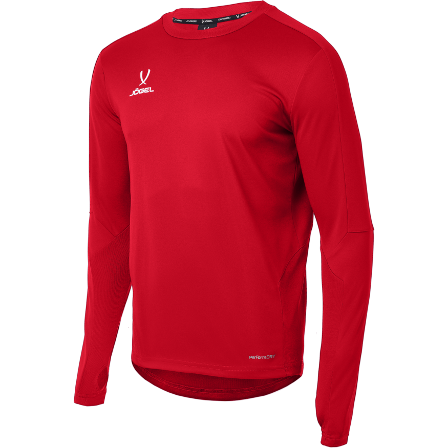 Джемпер тренировочный JÖGEL DIVISION PerFormDRY Pro Training Top, красный