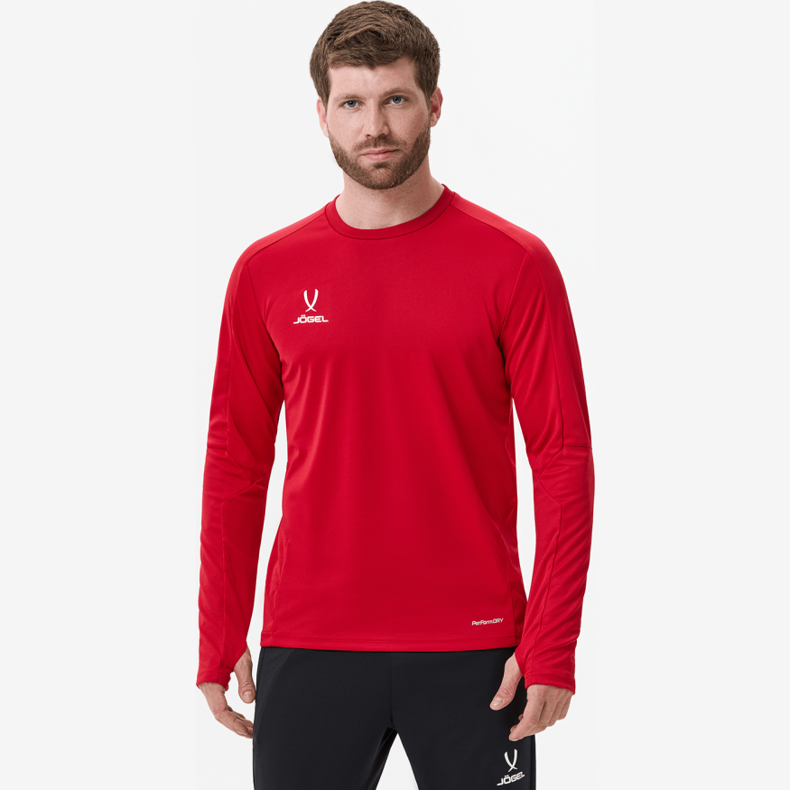 Джемпер тренировочный JOGEL DIVISION PerFormDRY Pro Training Top, красный