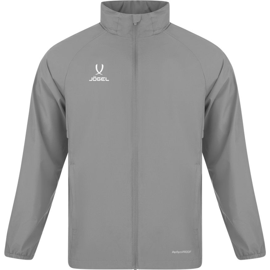 Куртка ветрозащитная JOGEL PREMIER PerFormPROOF FZ Rain Jacket, серый