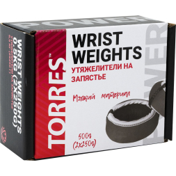 Утяжелители на запястье TORRES PL607605, вес 0,5кг.