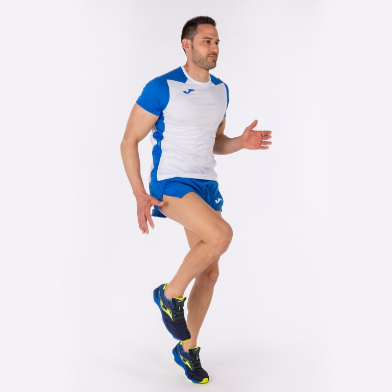 Футболка с коротким рукавом RECORD II Белый-синий