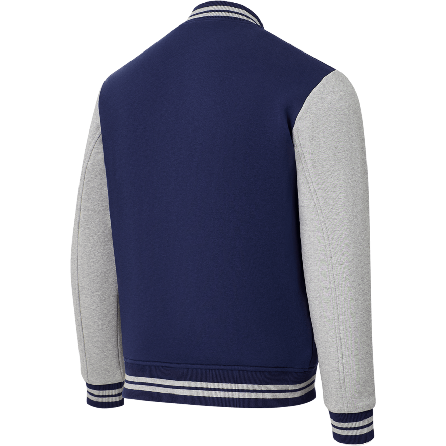 Бомбер JÖGEL ESSENTIAL Fleece Bomber, темно-синий/серый меланж