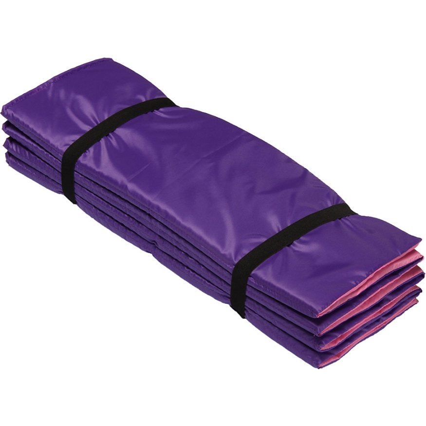 Коврик гимнастический INDIGO SM-042-BLR, cине-красный