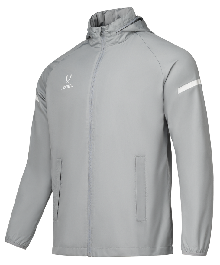 Куртка ветрозащитная JOGEL CAMP 2 Rain Jacket, серый, детский