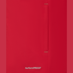 Куртка ветрозащитная JOGEL PREMIER PerFormPROOF FZ Rain Jacket, красный