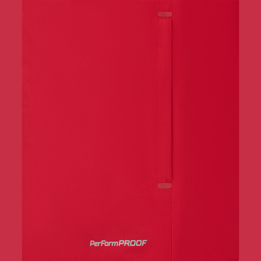 Куртка ветрозащитная JOGEL PREMIER PerFormPROOF FZ Rain Jacket, красный