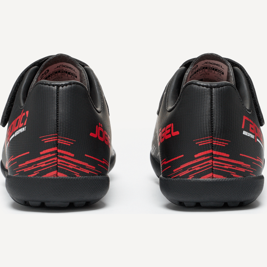 БЕЗ УПАКОВКИ Бутсы многошиповые JOGEL Rapido TF Black/grey, детский