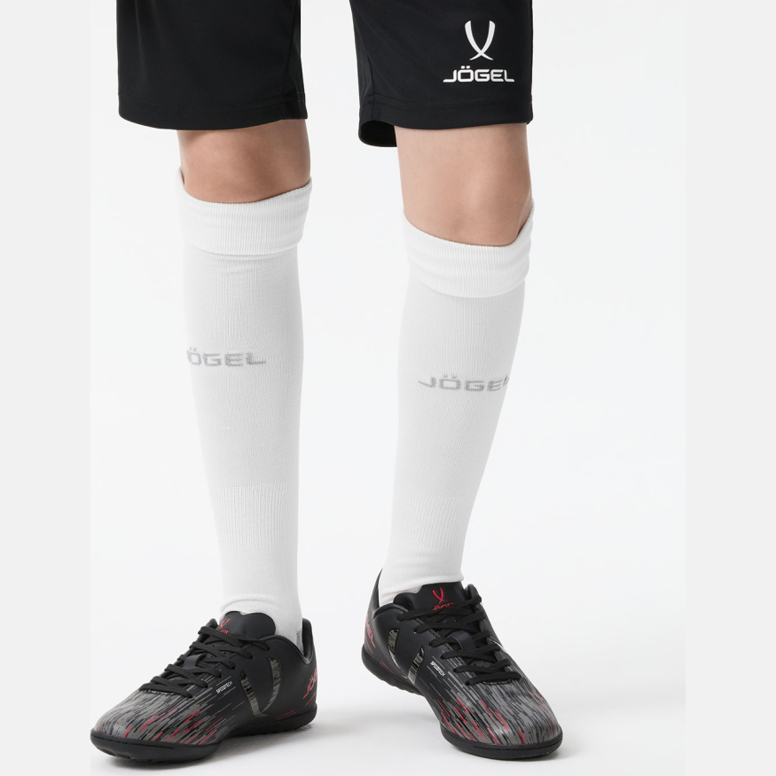 БЕЗ УПАКОВКИ Бутсы многошиповые JOGEL Rapido TF Black/grey, детский