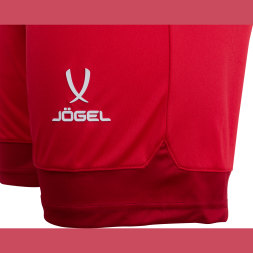 Шорты игровые JOGEL DIVISION PerFormDRY Union Shorts, красный/темно-красный/белый